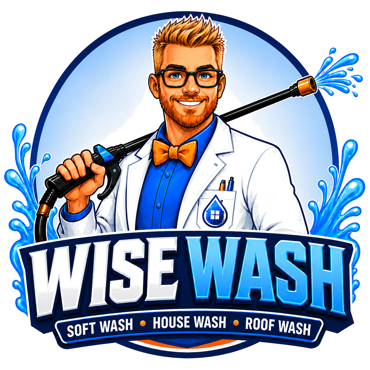 Wise Wash logo